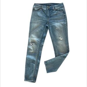 WHBM the skinny crop light wash jeans size 2